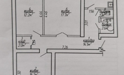 Купить 3-комнатную квартиру, Оболь, Вышелесского ул., 57. Фото 11