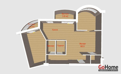 Купить 3-комнатную квартиру, Минск, Дзержинского просп., 127 (Московский район). Фото 46