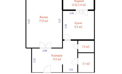 Купить 1-комнатную квартиру, Минск, Лучины ул., 18 (Ленинский район). Фото 27