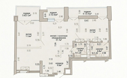 Купить 3-комнатную квартиру, Минск, Братская ул., 10(Октябрьский район). Фото 18