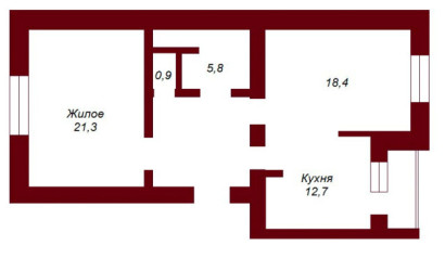 Купить 2-комнатную квартиру, Брест, ул. Высокая, д. . Фото 11