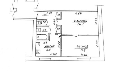 Купить 2-комнатную квартиру, Скидель, Клубная, 18. Фото 8