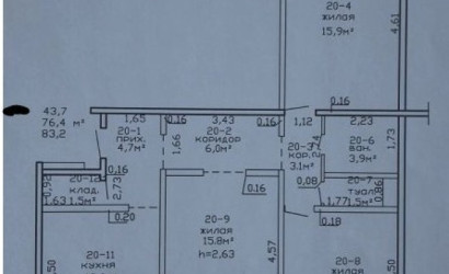 Купить 3-комнатную квартиру, Гомель, Белицкая, 11. Фото 25