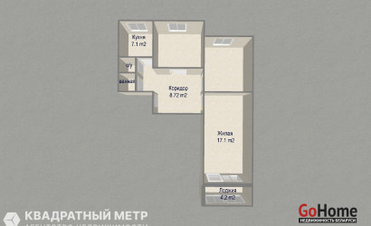 Купить комнату, Минск, ул. Алеся Бачило, д. 2 (Заводской район). Фото 9