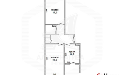 Купить 2-комнатную квартиру, Брест, Ковалево, ул. Луцкая. Фото 12