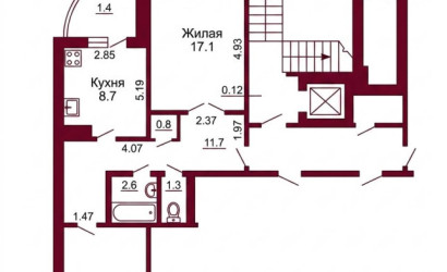 Купить 2-комнатную квартиру, Гродно, Кабяка, 4/2. Фото 16