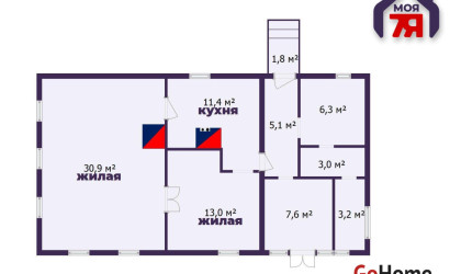 Купить дом, Воложин, Набережная ул., 10.67 соток. Фото 2