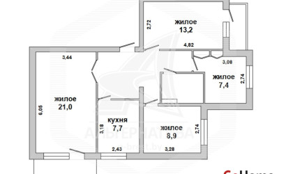 Купить 4-комнатную квартиру, Брест, Центр, ул. Пушкинская. Фото 1