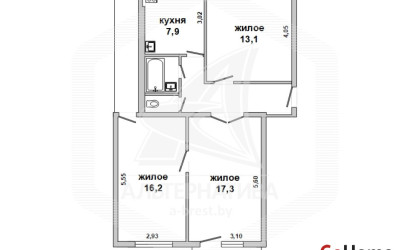 Купить 3-комнатную квартиру, Дивин, , . Фото 12