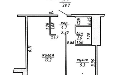 Купить 1-комнатную квартиру, Витебск, 3-я Садовая, 30. Фото 2