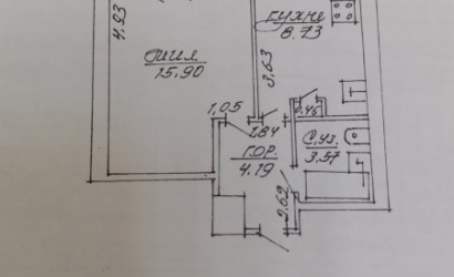 Купить 1-комнатную квартиру, Задубровье, Молодёжная. Фото 1