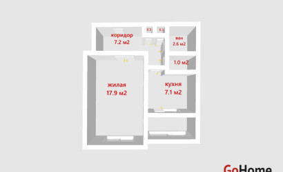 Купить 1-комнатную квартиру, Минск, Рокоссовского просп., 4/4(Ленинский район). Фото 37