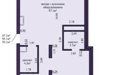Купить 3-комнатную квартиру, Минск, Виталия Цвирко ул., 65(Советский район). Фото 32
