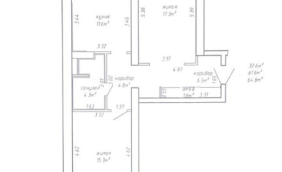 Купить 2-комнатную квартиру, Минск, Гурского, 33 (Московский район). Фото 28