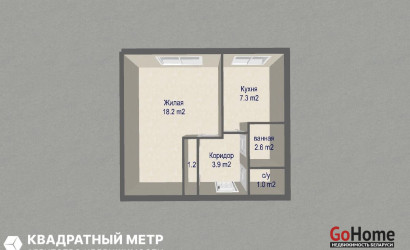 Купить 1-комнатную квартиру, Лесной, Троицкая ул., 25. Фото 21