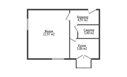 Купить 1-комнатную квартиру, Минск, Чорного ул., 11 (Первомайский район). Фото 14