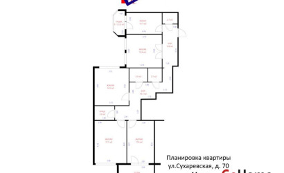 Купить 4-комнатную квартиру, Минск, Сухаревская ул., 70 (Фрунзенский район). Фото 26