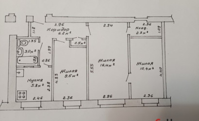 Купить 3-комнатную квартиру, Барановичи, ул. Брестская,  д.244. Фото 9