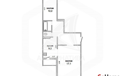 Купить 2-комнатную квартиру, Брест, Вулька, ул. Подгородская. Фото 1