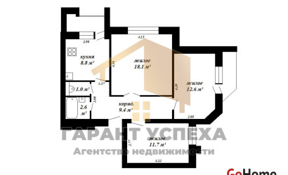 Купить 3-комнатную квартиру, Брест, ул. Волгоградская. Фото 20