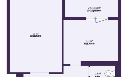 Купить 1-комнатную квартиру, Минск, Героев 120 Дивизии ул., 4 (Первомайский район). Фото 19