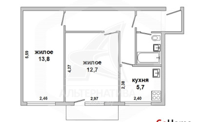 Купить 2-комнатную квартиру, Брест, Центр, ул. Советская. Фото 1