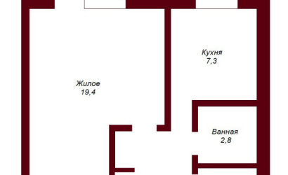 Купить 1-комнатную квартиру, Брест, ул. Янки Купалы, д. 