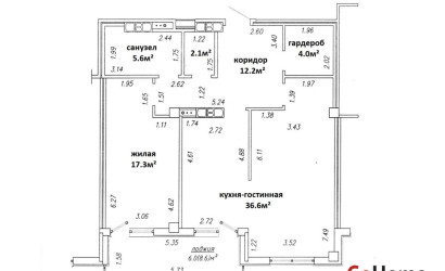 Купить 2-комнатную квартиру, Минск, ул. Тургенева, д. 5(Советский район). Фото 1