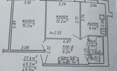 Купить 2-комнатную квартиру, Витебск, Терешковой, 30/1. Фото 7