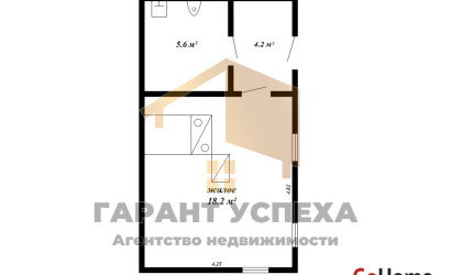 Купить дом в деревне, Столповиски, Дмитровичский с/с, 16.17 соток. Фото 18