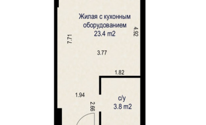 Купить 1-комнатную квартиру, Минск, просп. Мира, д. 18 (Октябрьский район). Фото 16