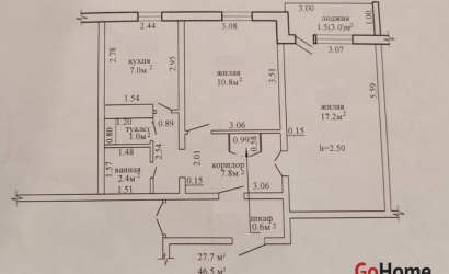 Купить 2-комнатную квартиру, Слуцк, Чехова,37