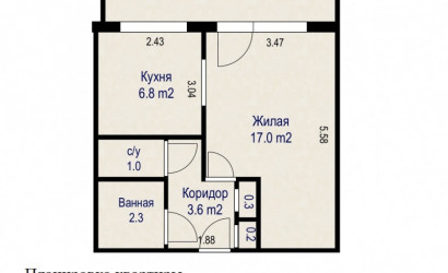 Купить 1-комнатную квартиру, Минск, ул. Богдановича Максима, д. 70 (Советский район). Фото 19