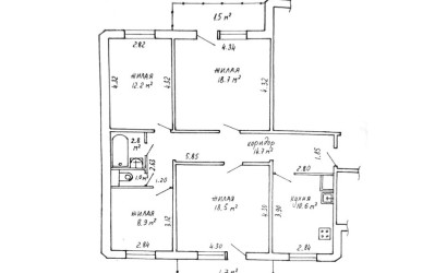 Купить 4-комнатную квартиру, Минск, Садовая ул., 9 (Первомайский район). Фото 1