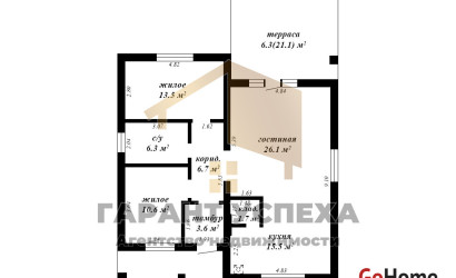 Купить дом, Малые Мотыкалы, Мотыкальский с/с, 15 соток. Фото 19