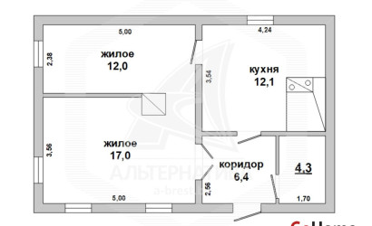 Купить дом в деревне, Плянта, Видомлянский с/с, 25 соток. Фото 1