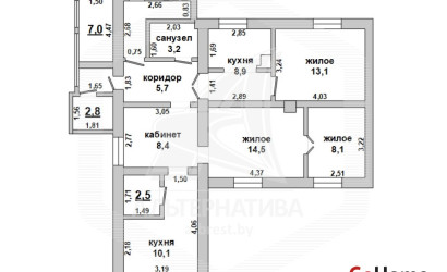 Купить 4-комнатную квартиру, Брест, Граевка, ул. Добрая. Фото 14