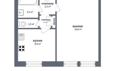 Купить 1-комнатную квартиру, Минск, Независимости просп., 106 (Первомайский район). Фото 4