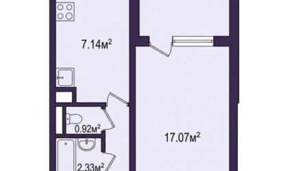 Купить 1-комнатную квартиру, Минск, Одинцова ул., 19 (Фрунзенский район). Фото 2