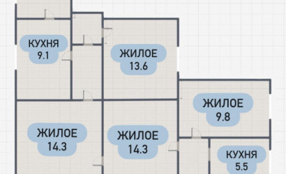 Купить 4-комнатную квартиру, Брест, Вишневая ул.. Фото 12