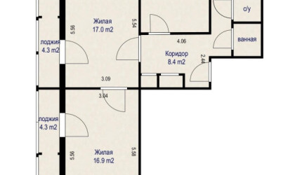 Купить 2-комнатную квартиру, Минск, Плеханова ул., 68/1 (Ленинский район). Фото 24