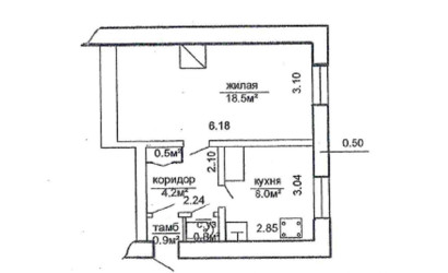 Купить 1-комнатную квартиру, Зеленый Бор, Центральная ул., 6. Фото 1