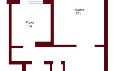 Купить 1-комнатную квартиру, Брест, ул. Полевая, д. . Фото 11