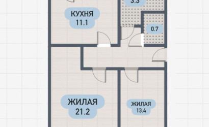 Купить 2-комнатную квартиру, Пожежин. Фото 2