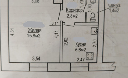 Купить 1-комнатную квартиру, Гомель, Шоссейная, 9. Фото 8