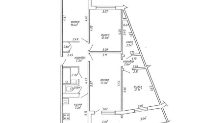 Купить 4-комнатную квартиру, Минск, Рафиева ул., 94 (Московский район). Фото 5