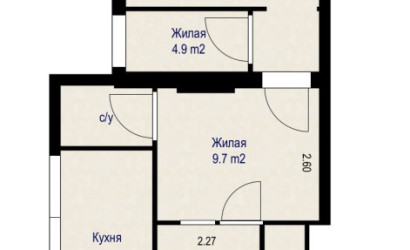 Купить 3-комнатную квартиру, Колодищи, Военный городок 132. Фото 1