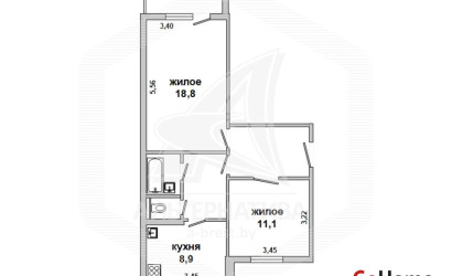 Купить 2-комнатную квартиру, Брест, Березовка, ул. Строительная. Фото 1