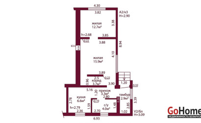 Купить 3-комнатную квартиру, Гродно, Словацкого, 20. Фото 19