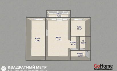 Купить 2-комнатную квартиру, Минск, пер. Горный, д. 7 (Советский район). Фото 17